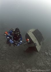 Dirk on Gypsy Moth wreck.
Capernwray.
D200, 10.5mm. by Mark Thomas 